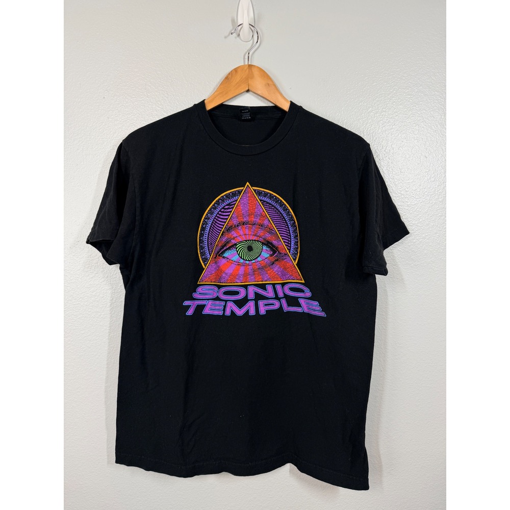 Sonic Temple Music Festival T Shirt‎ Black Size Large 2019 All Star Lineup